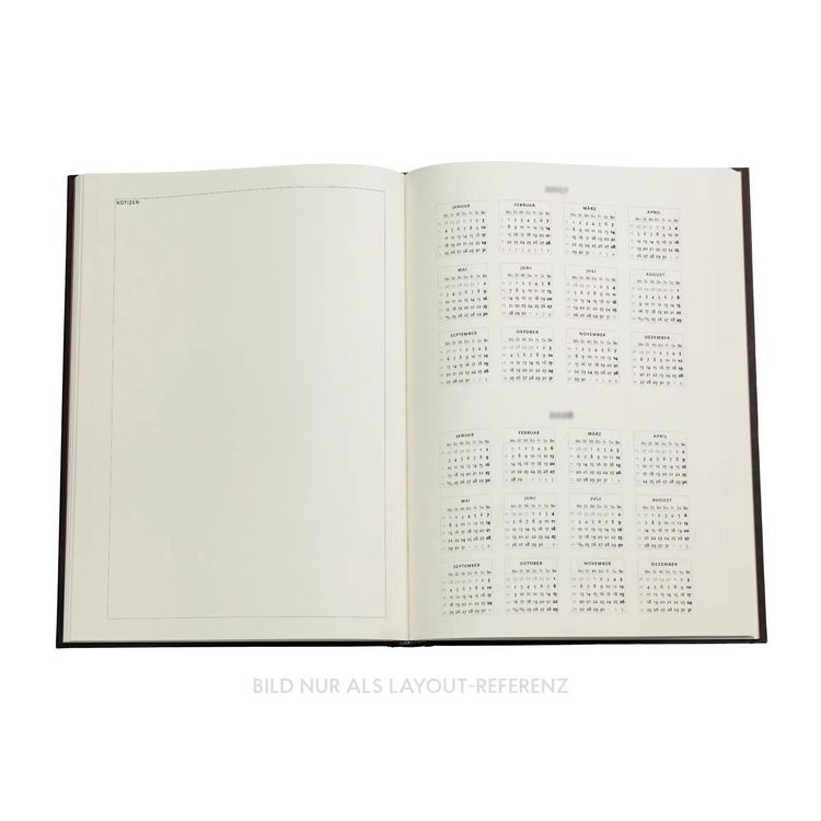 Produktbild: 12-Monatskalender 2027 Smaragdblume Grande Vertikal