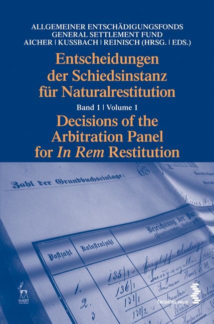 Produktbild: Entscheidungen der Schiedsinstanz f&uuml;r Naturalrestitution