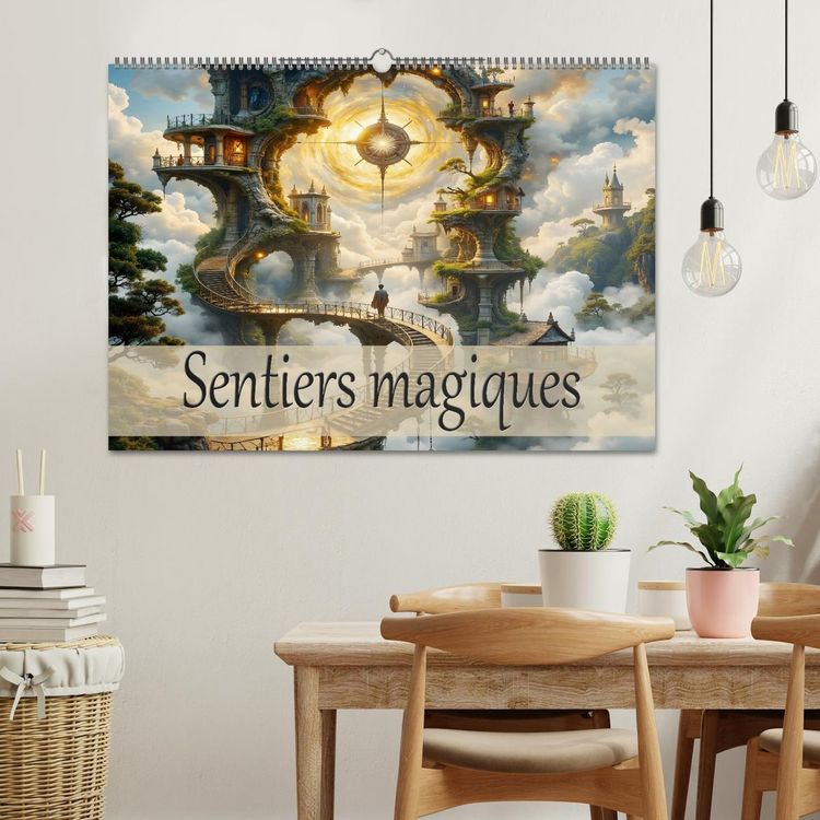 Produktbild: Sentiers magiques (Calendrier mural 2026 DIN A2 vertical), CALVENDO calendrier mensuel