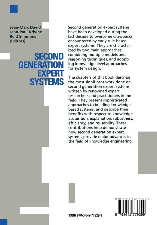 Produktbild: Second Generation Expert Systems
