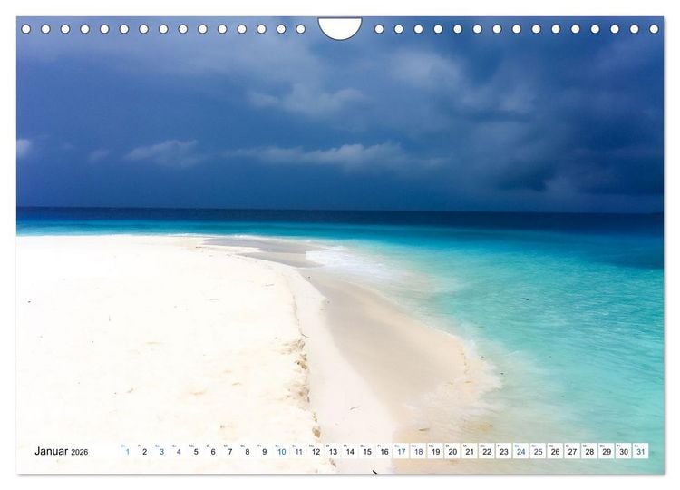Produktbild: MALEDIVEN Wunderwelt (Wandkalender 2026 DIN A4 quer), CALVENDO Monatskalender