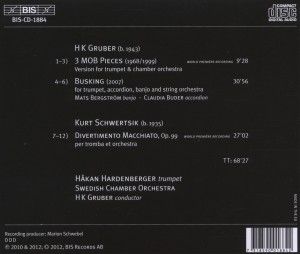 Produktbild: Hardenberger spielt Gruber und Schwertsik