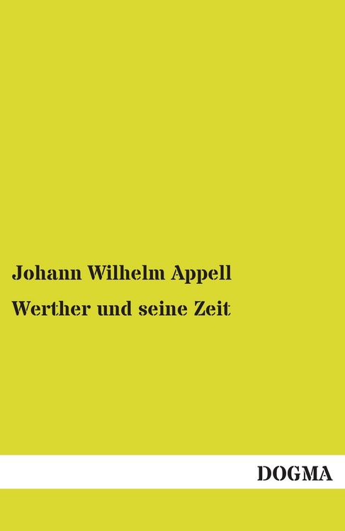 Produktbild: Werther und seine Zeit