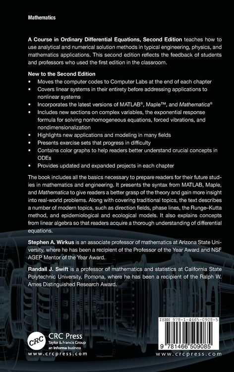 Produktbild: A Course in Ordinary Differential Equations