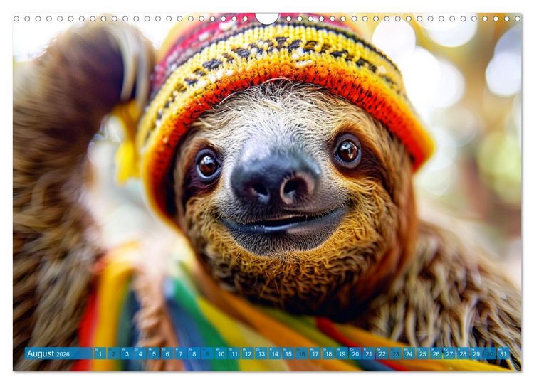 Produktbild: Witzige Tier-Selfies. Lustige Portraits aus der Tierwelt (Wandkalender 2026 DIN A3 quer), CALVENDO Monatskalender