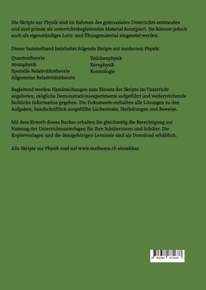 Produktbild: Skripte zur Physik - Moderne Physik