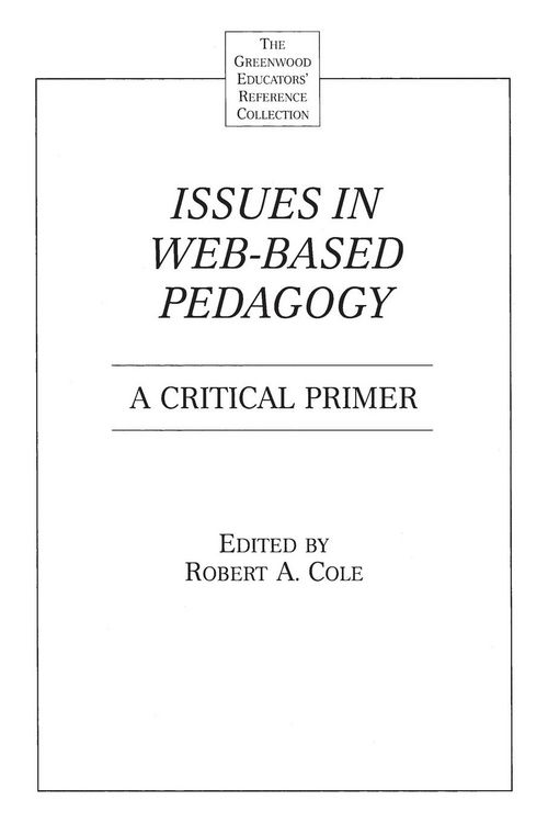 Produktbild: Issues in Web-Based Pedagogy