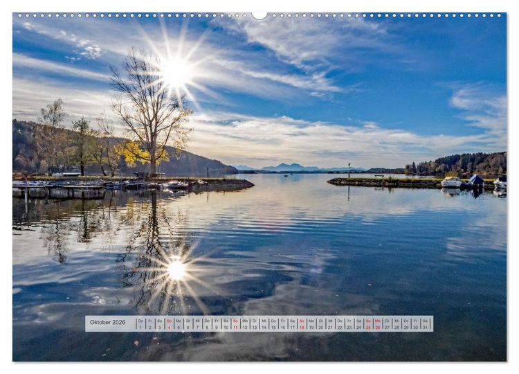 Produktbild: Rund um den Wallersee (hochwertiger Premium Wandkalender 2026 DIN A2 quer), Kunstdruck in Hochglanz