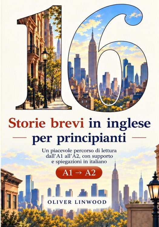 Produktbild: 16 storie brevi in inglese per principianti