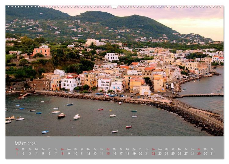 Produktbild: Ischia, die gr&uuml;ne Insel (Wandkalender 2026 DIN A2 quer), CALVENDO Monatskalender