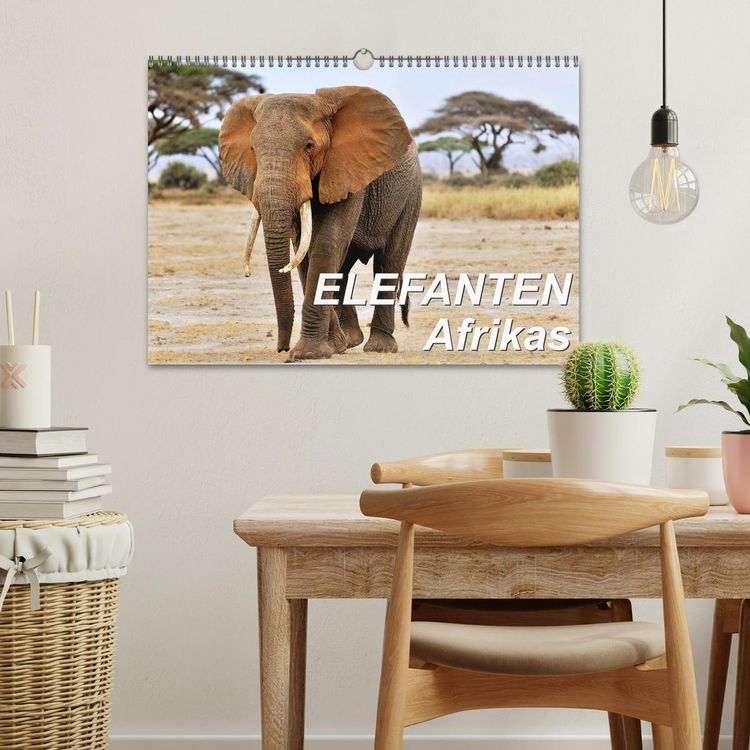 Produktbild: Elefanten Afrikas (Wandkalender 2026 DIN A3 quer), CALVENDO Monatskalender