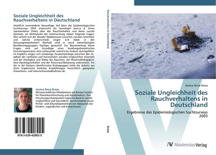 Produktbild: Soziale Ungleichheit des Rauchverhaltens in Deutschland