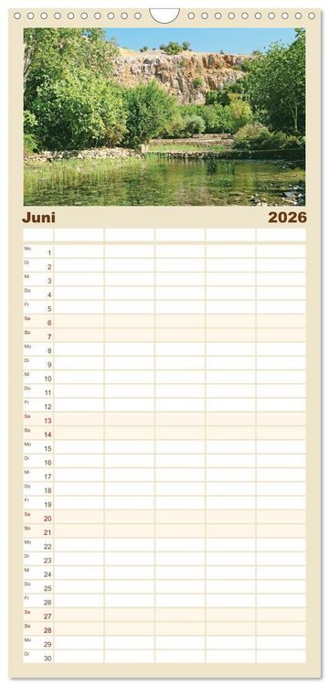 Produktbild: Familienplaner 2026 - Zwischen Tradition und Moderne: Israel mit 5 Spalten (Wandkalender, 21 x 45 cm) CALVENDO