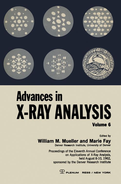 Produktbild: Advances in X-Ray Analysis
