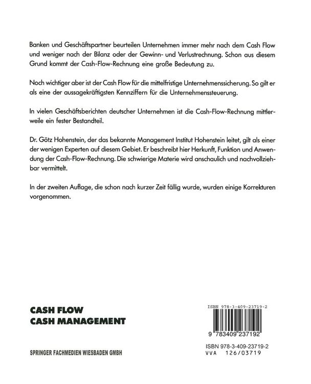 Produktbild: Cash Flow Cash Management