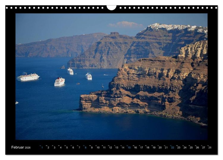 Produktbild: Santorini (Wandkalender 2026 DIN A3 quer), CALVENDO Monatskalender