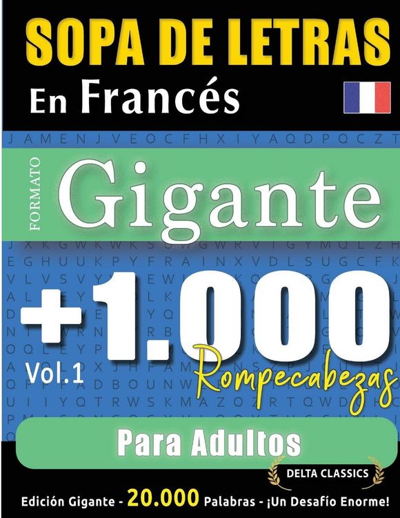 Produktbild: SOPA DE LETRAS EN FRANC&Eacute;S FORMATO GIGANTE