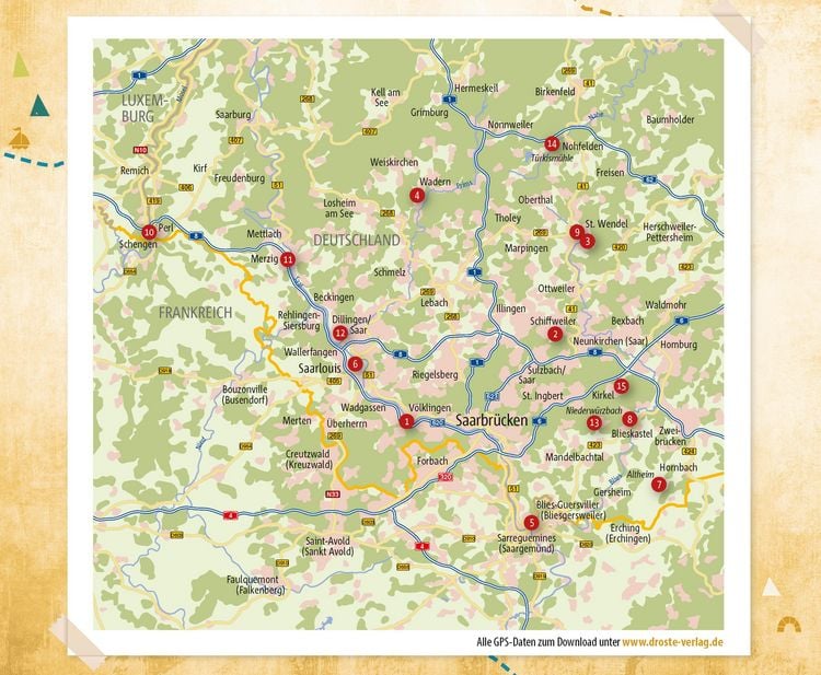 Produktbild: Saarland. Radeln f&uuml;r die Seele