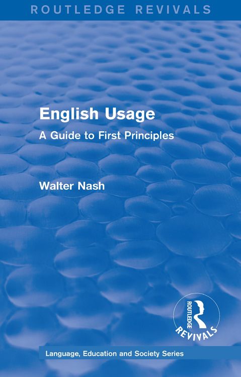 Produktbild: Routledge Revivals: English Usage (1986)