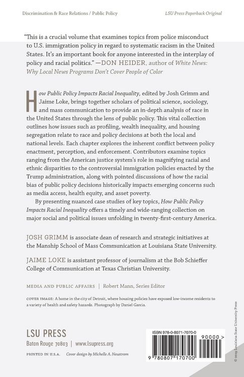 Produktbild: How Public Policy Impacts Racial Inequality