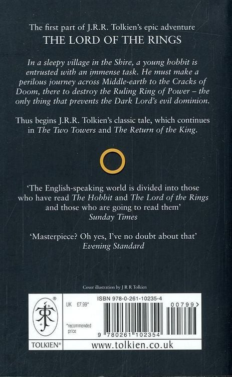 Produktbild: Lord of the Rings 1. The Fellowship of the Rings