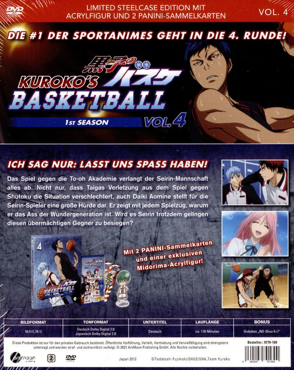 Produktbild: Kuroko's Basketball Season 1 Vol.4