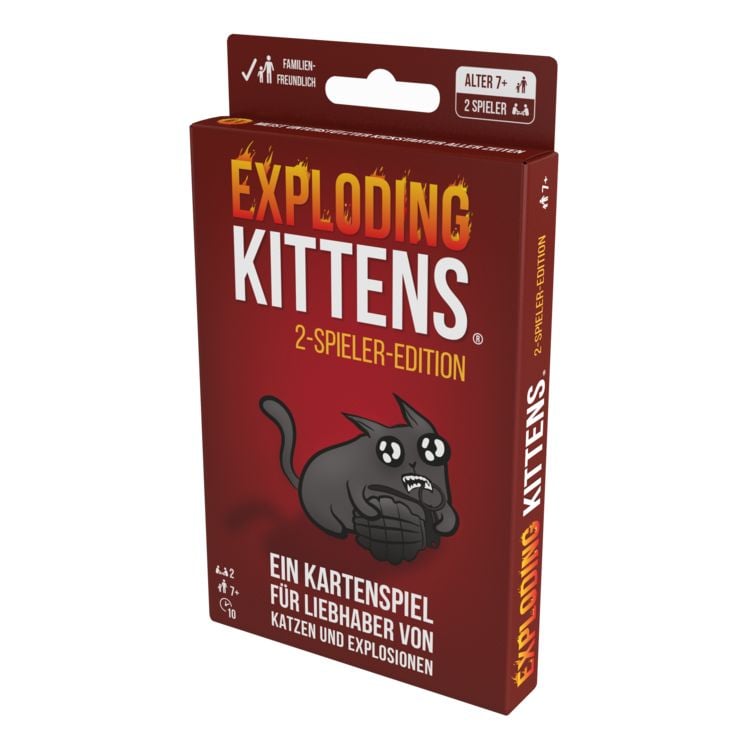 Produktbild: Exploding Kittens 2-Spieler-Edition (Einzelartikel)