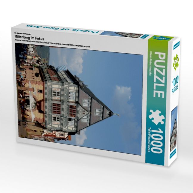 Produktbild: CALVENDO Puzzle Ein Motiv aus dem Kalender Miltenberg im Fokus 1000 Teile Puzzle hoch | 1000 Teile Lege-Gr&ouml;&szlig;e 64 &times; 48 cm Foto-Puzzle f&uuml;r gl&uuml;ckliche Stunden