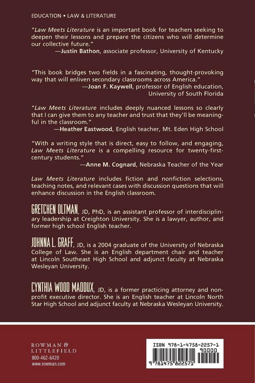Produktbild: Law Meets Literature