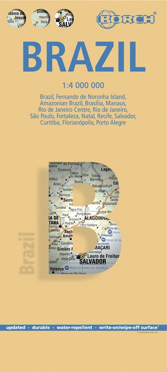 Produktbild: Brazil, Brasilien, Borch map