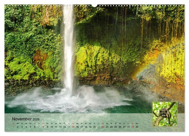 Produktbild: Costa Rica Dreams Tropische Naturwunder (Wandkalender 2026 DIN A2 quer), CALVENDO Monatskalender