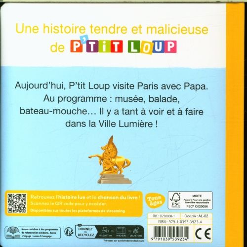 Produktbild: P'tit Loup visite Paris