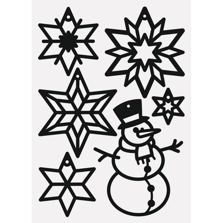 Produktbild: FOLIA&reg; Bastelset Transparentbilder Winter