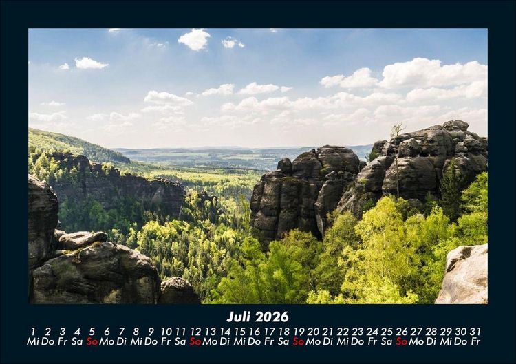 Produktbild: Landschaftskalender 2026 Fotokalender DIN A5