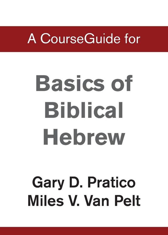 Produktbild: A CourseGuide for Basics of Biblical Hebrew