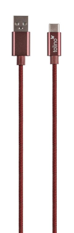 Produktbild: tolino USB-C Kabel Rot