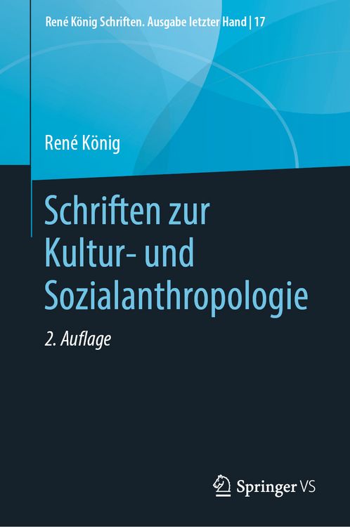 Produktbild: Schriften zur Kultur- und Sozialanthropologie