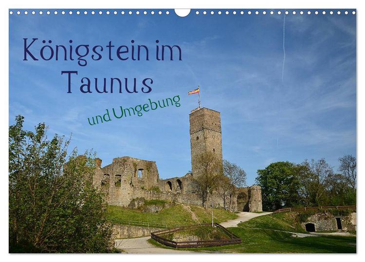 Produktbild: K&ouml;nigstein im Taunus und Umgebung (Wandkalender 2026 DIN A3 quer), CALVENDO Monatskalender