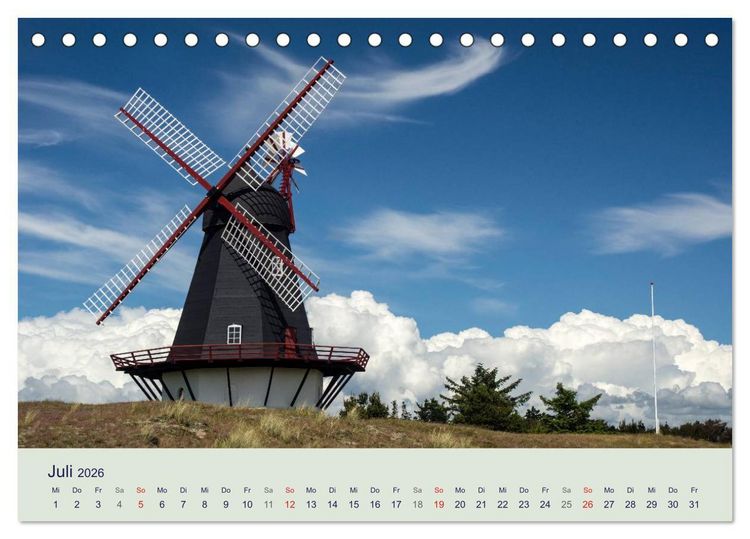 Produktbild: Fan&oslash; - Himmel, Hav og mere (Tischkalender 2026 DIN A5 quer), CALVENDO Monatskalender