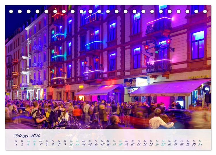 Produktbild: Furioses Frankfurt am Main (Tischkalender 2026 DIN A5 quer), CALVENDO Monatskalender