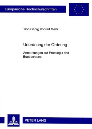 Produktbild: Unordnung der Ordnung