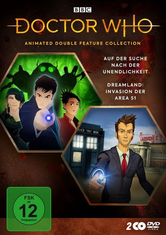 Produktbild: Doctor Who - Animated Double Feature Collection: Dreamland / Auf der Suche nach der Unendlichkeit