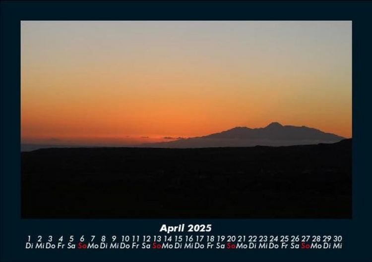 Produktbild: Landschaftskalender 2025 Fotokalender DIN A5