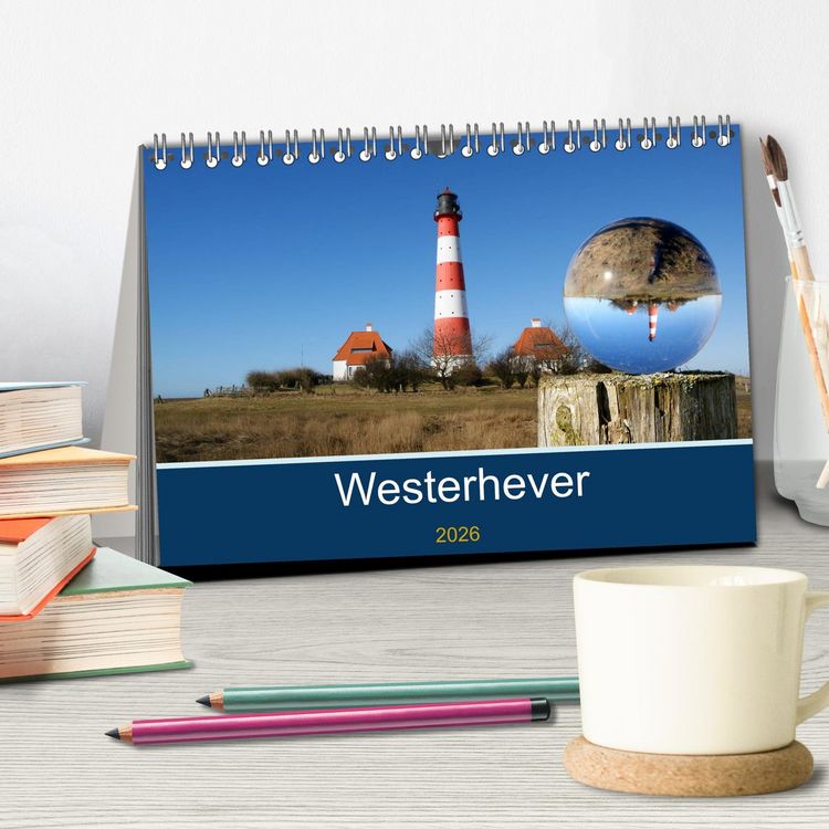Produktbild: Westerhever (Tischkalender 2026 DIN A5 quer), CALVENDO Monatskalender