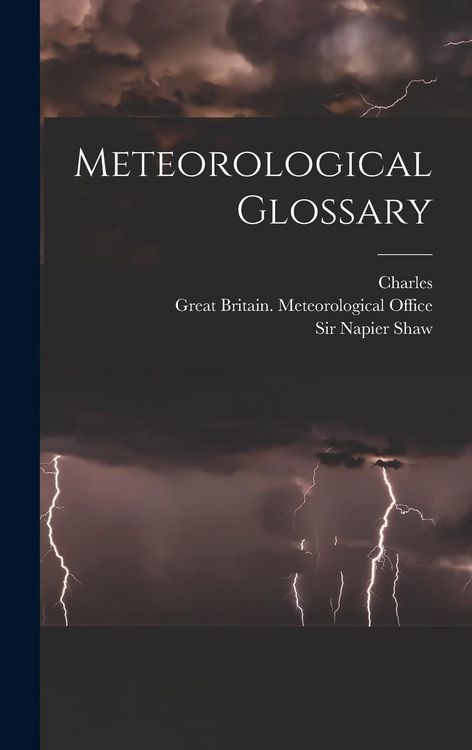 Produktbild: Meteorological Glossary