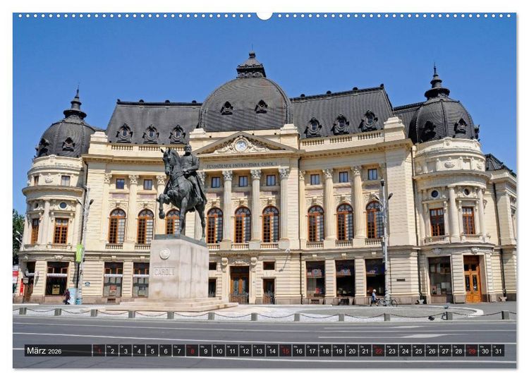 Produktbild: Bukarest - Paris des Ostens (Wandkalender 2026 DIN A2 quer), CALVENDO Monatskalender