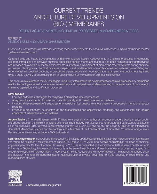 Produktbild: Current Trends and Future Developments on (Bio)-Membranes