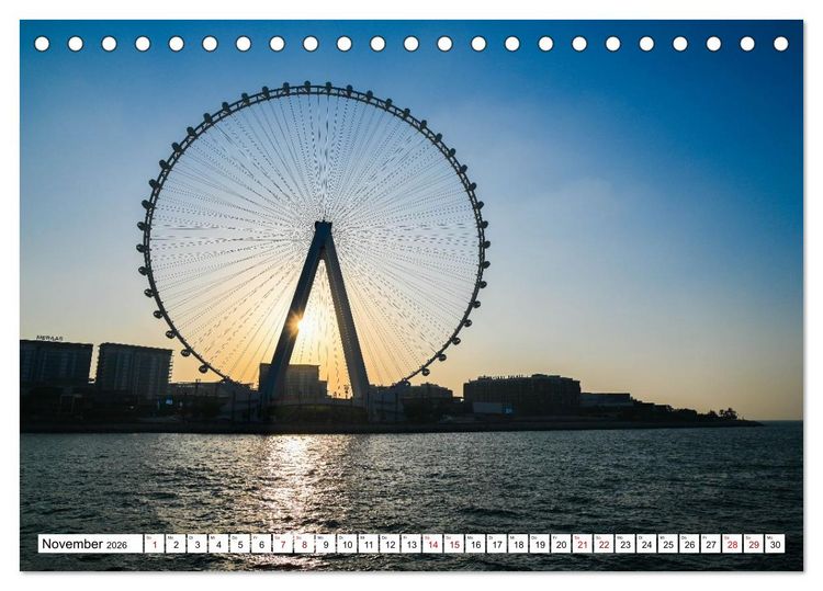 Produktbild: Wundervolles Dubai (Tischkalender 2026 DIN A5 quer), CALVENDO Monatskalender