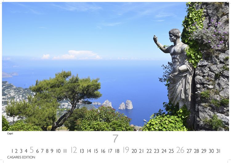 Produktbild: Golf von Neapel Kalender 2026 – Wandkalender | Fotokalender Italien 24x35 cm -. mit Capri, Ischia & Amalfi Küste
