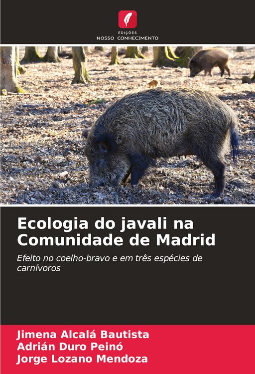 Produktbild: Ecologia do javali na Comunidade de Madrid